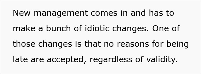 Dream Employee Turns Sour After New Manager Puts In Strict Lateness Rules, Makes Them Regret It