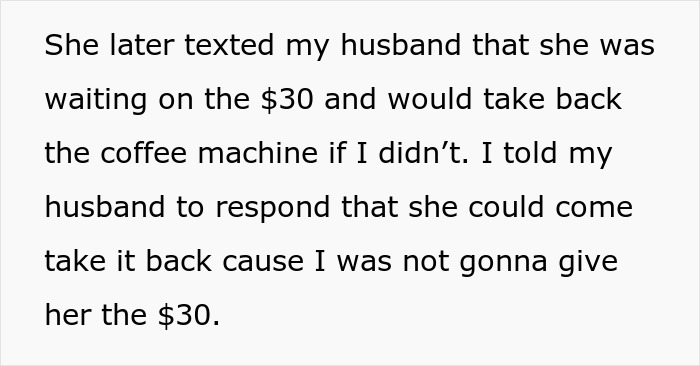 &ldquo;Never Asked For It&rdquo;: Woman Receives A Gift From MIL, Is Shocked When She Also Asks For $30 Back