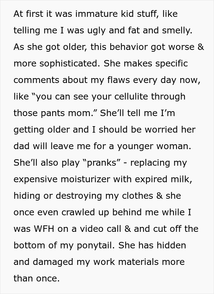 Mom Can't Stand Living With Her 14-Year-Old Daughter Who Terrorizes Her Every Day