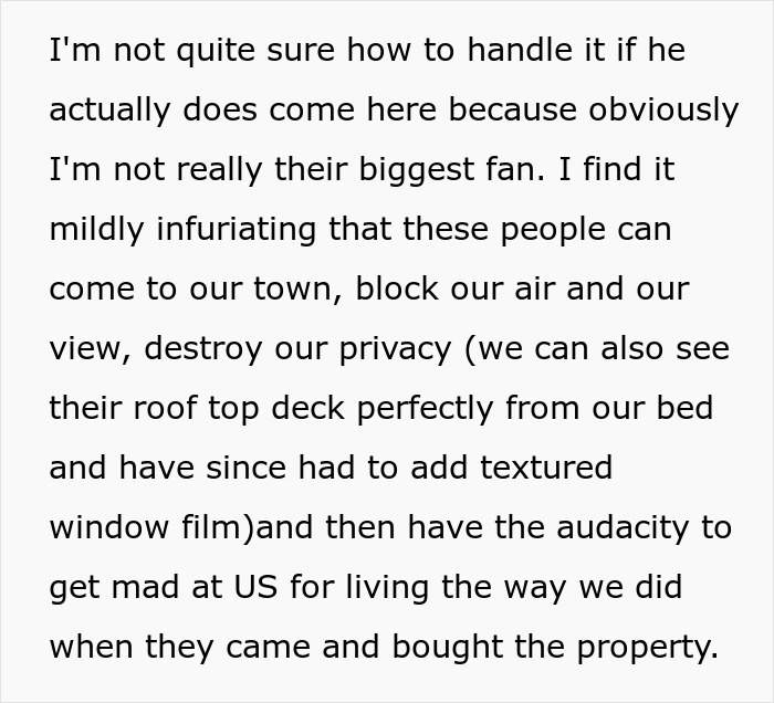 Entitled Family Builds Massive House, Are Now Upset About &ldquo;Accidentally&rdquo; Peeping On Neighbors