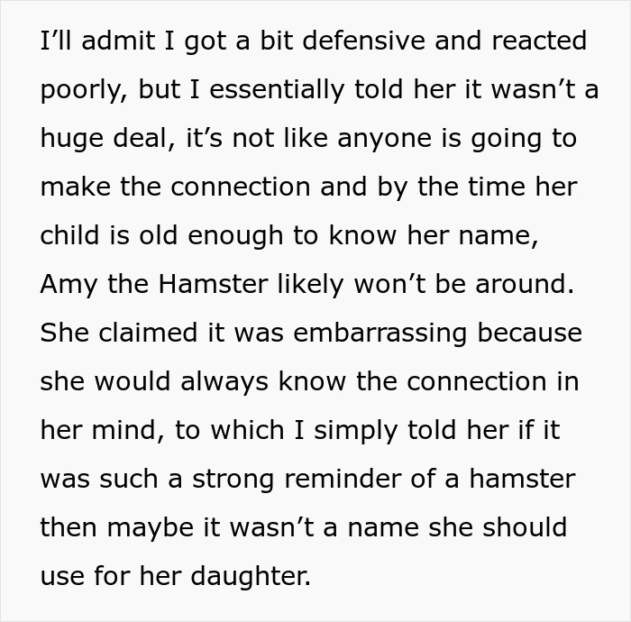 Parent Won&rsquo;t Make Son Change Hamster's Name Which SIL Wants For Her Child, She Absolutely &ldquo;Blows Up&rdquo;