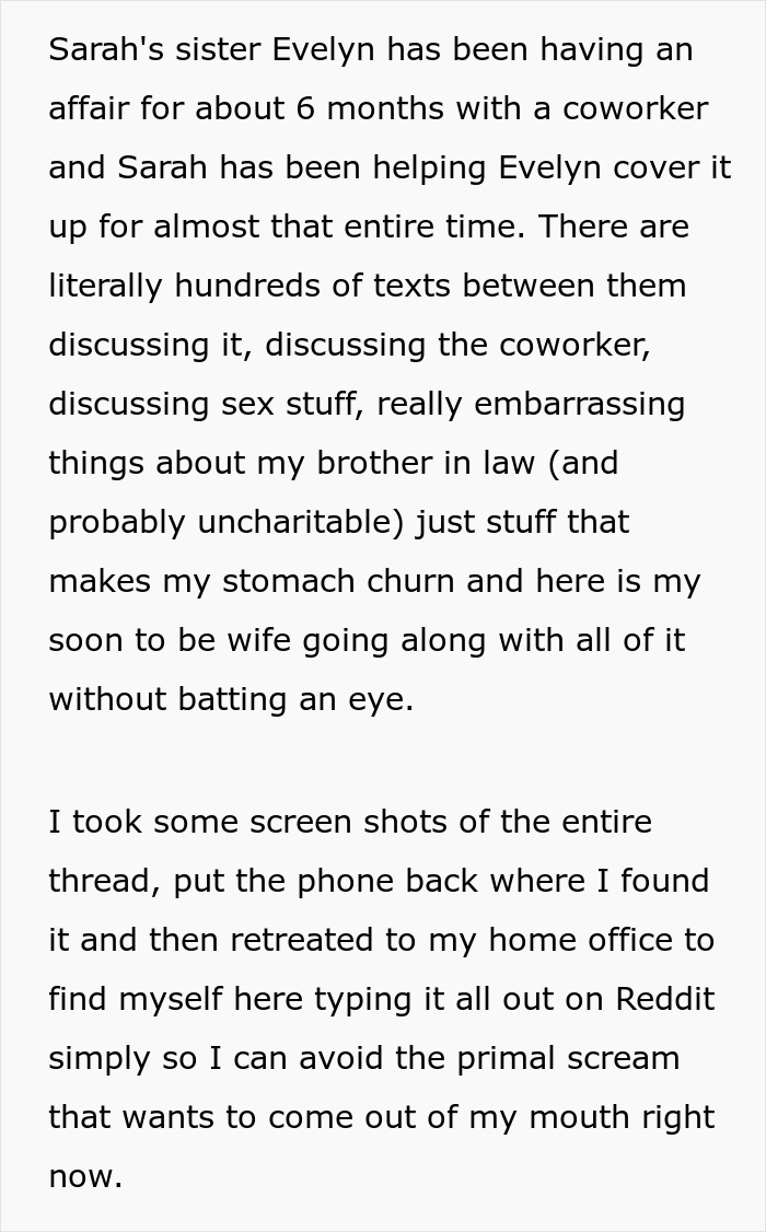 &ldquo;I Find It Repulsive&rdquo;: Guy Cancels Wedding After Uncovering Fianc&eacute;e And Her Sister&rsquo;s Secret