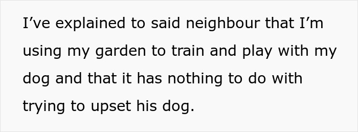 "Neighbor Doesn't Like Me Using My Own Garden"