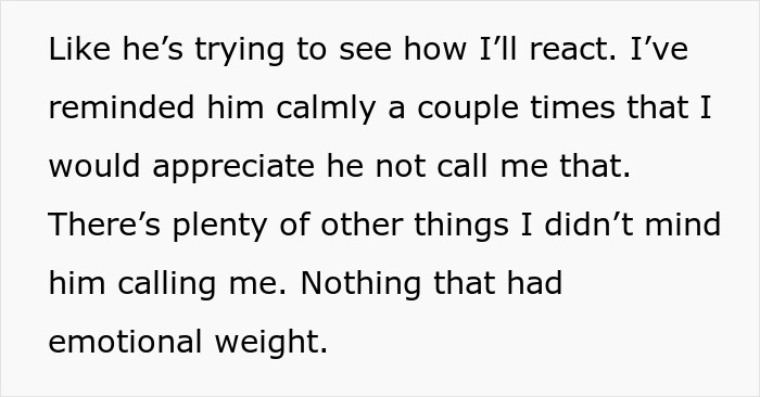 Husband Tries To Force His Wife To Accept A Nickname, She Packs Her Bags And Leaves