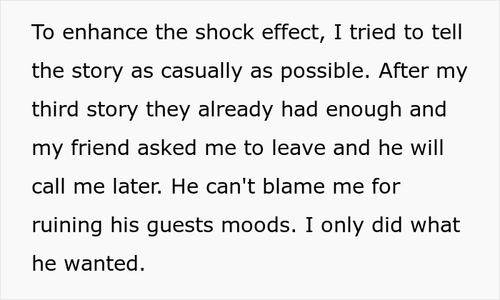 Person Complies With Friend Begging Them To Share Their Traumatic Childhood Story, Ruins The Party