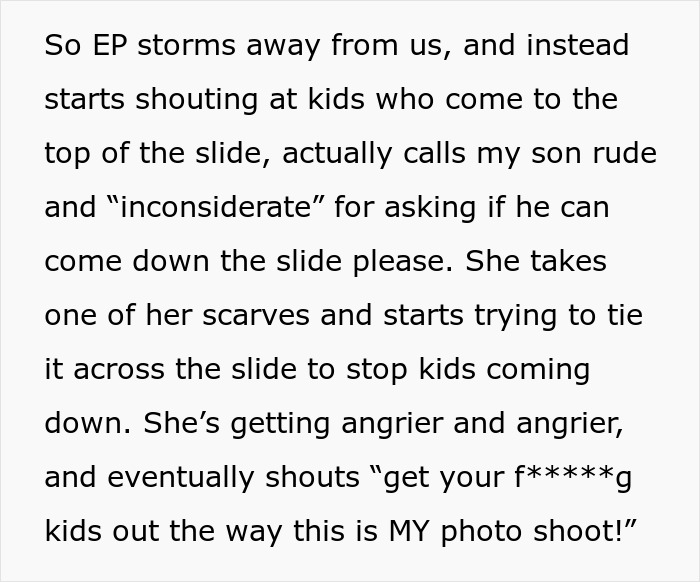 &ldquo;Entitled Parent Wants To Clear A Kids&rsquo; Park To Do A Photoshoot&rdquo;