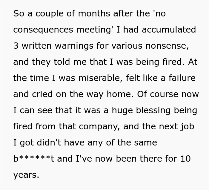 Guy Has &ldquo;No Consequences Meeting&rdquo; With Higher-Ups, Gets Fired For Pointing Out A Problem Superior