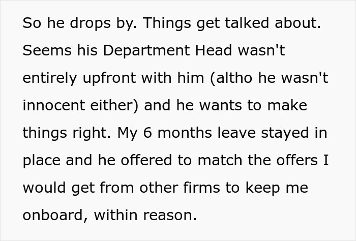 Boss Fails To Do His Part Of Vacation Deal With Employee, Ends Up Getting A Taste Of His Own Medicine
