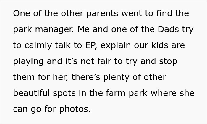 &ldquo;Entitled Parent Wants To Clear A Kids&rsquo; Park To Do A Photoshoot&rdquo;