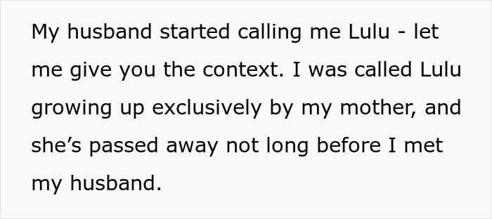 Husband Tries To Force His Wife To Accept A Nickname, She Packs Her Bags And Leaves