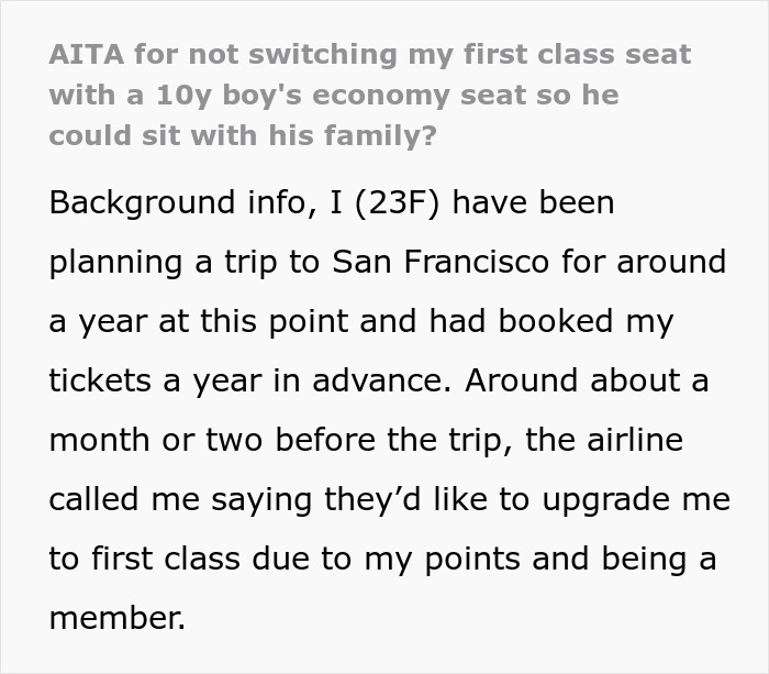 "As If I Had No Choice But To Move": Woman Refused To Switch Plane Seats