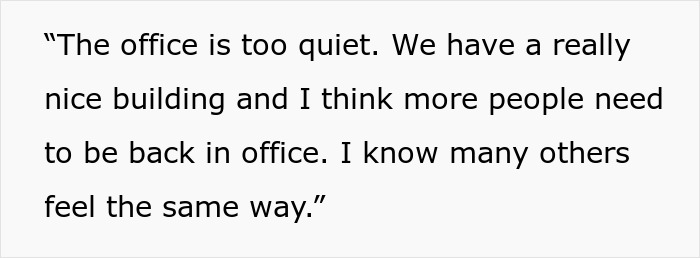 &ldquo;The Office Is Too Quiet&rdquo;: Person In Disbelief Their Coworker Would Want To Return To The Office