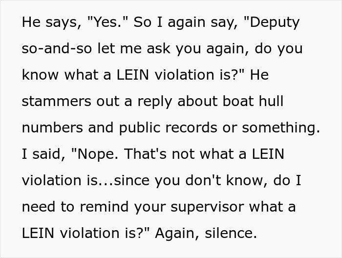Deputy Sheriff Abuses Authority To Appease His Entitled Mom, Messes With The Wrong Person Deputy Sheriff Abuses Authority To Appease His Entitled Mom, Messes With The Wrong Person