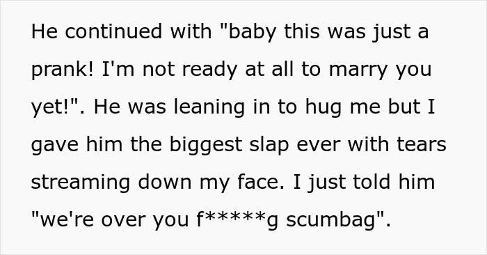 Guy 'Pranks' His GF Of 5 Years With A Fake Proposal, Cries When She Dumps Him Guy 'Pranks' His GF Of 5 Years With A Fake Proposal, Cries When She Dumps Him