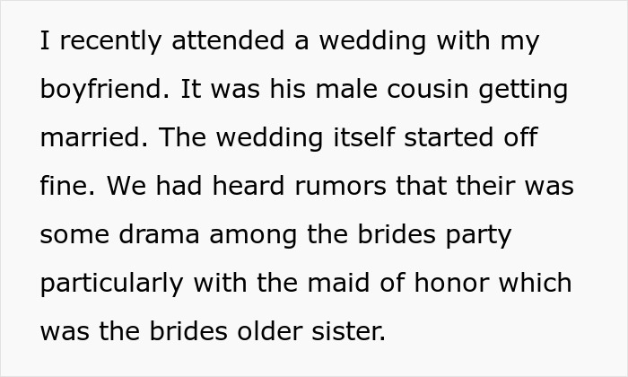 Guests Left Mortified After MOH Exposes The Bride During Wedding Speech