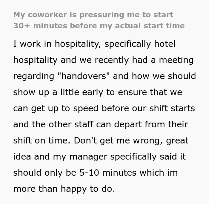 Karen Employee Upset Coworker Arrives Just 10 Minutes Early Instead Of Her &lsquo;Expected&rsquo; 30