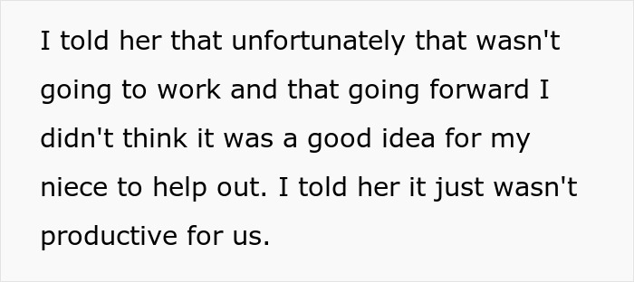 Woman Can’t Stand Niece “Helping” Her Out In Bakery, Family Drama Ensues Woman Can’t Stand Niece “Helping” Her Out In Bakery, Family Drama Ensues