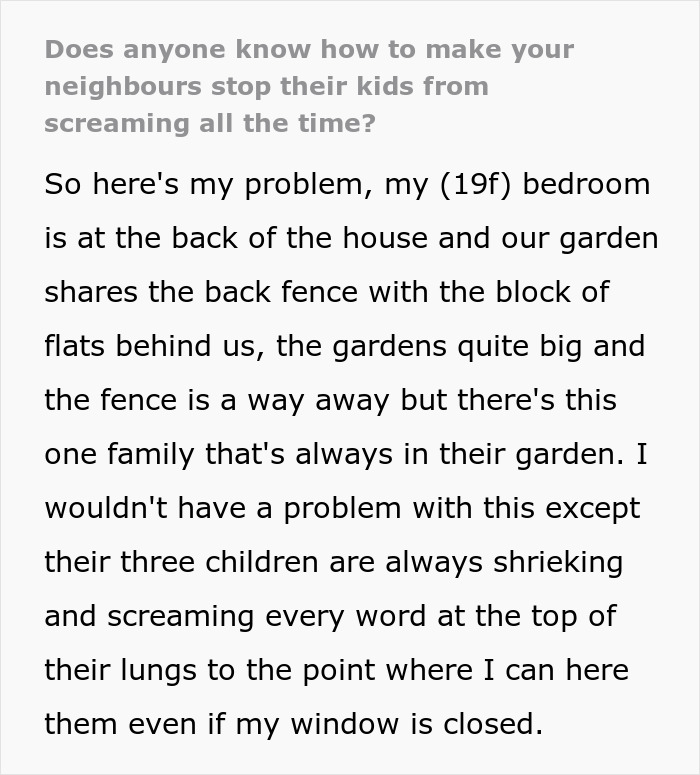 Woman Won't Tolerate Neighbors&rsquo; Kids&rsquo; Anymore, Asks For Advice And The Internet Delivers