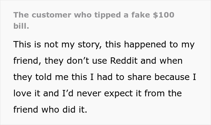 Netizens Cracking Up At Server&rsquo;s Story Of Revenge Towards A Customer Tipping A Fake $100 Bill