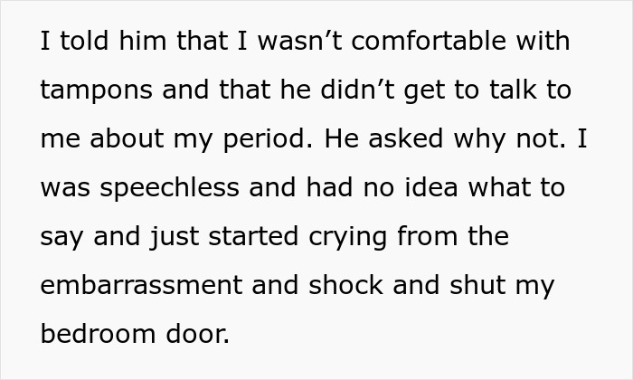 Teen Snaps At Dad After He Mansplained How She Should Handle Her Period