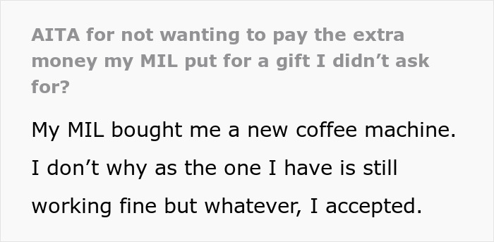 &ldquo;Never Asked For It&rdquo;: Woman Receives A Gift From MIL, Is Shocked When She Also Asks For $30 Back
