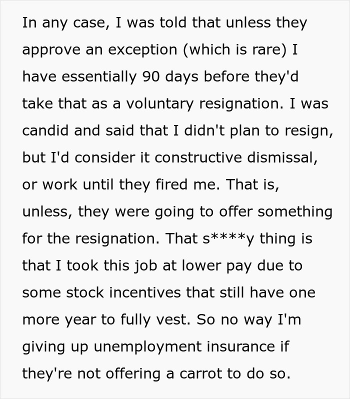 Worker Given 90 Days To Return To Office Or Be Terminated, Refuses To Go Down Without A Fight