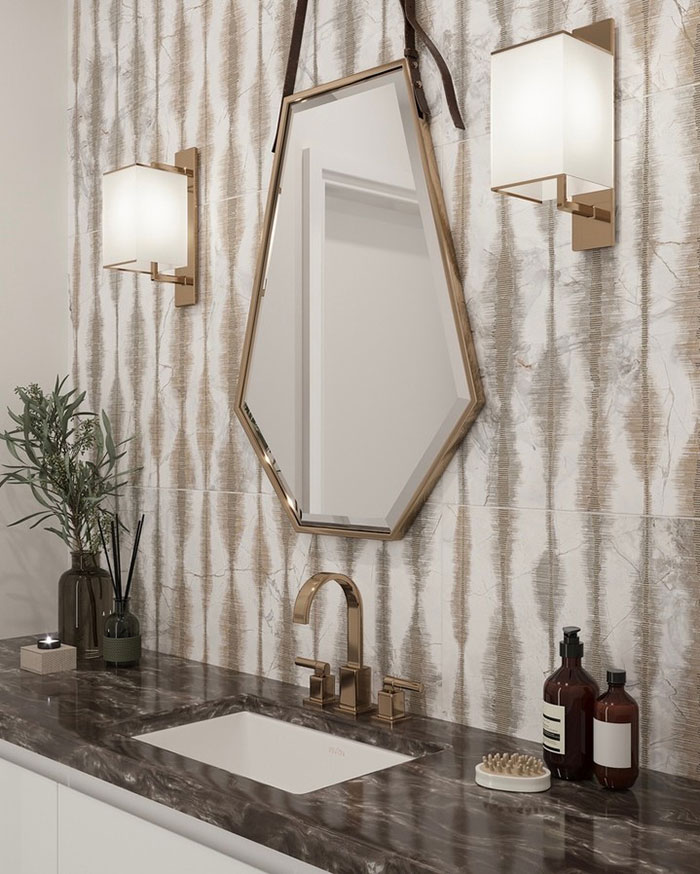 Artful bathroom titles in classy bathroom Artful bathroom titles in classy bathroom