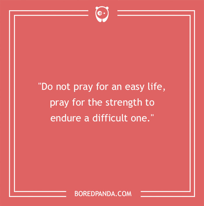 Bruce Lee quote about life on a red background urging strength to endure difficulties, related to Bruce Lee quotes inspiration. - 25