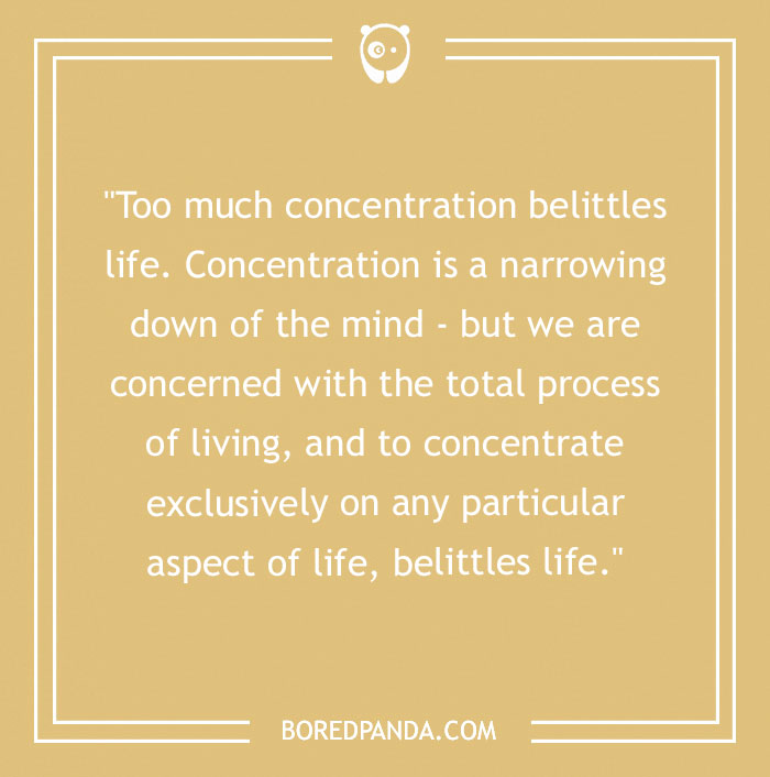 Bruce Lee quote about life on a tan background emphasizing balance and total process of living inspiration. - 36