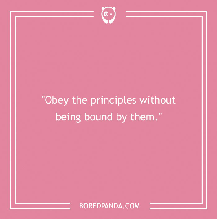 Bruce Lee quote about principles on a pink background, inspiring motivation from Bruce Lee quotes for inspiration. - 6