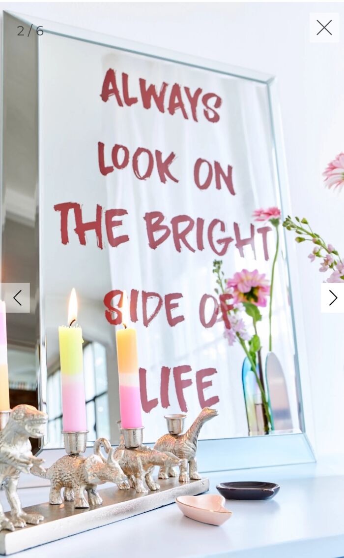 This Mirror Is Giving Me Mental Asylum Vibes