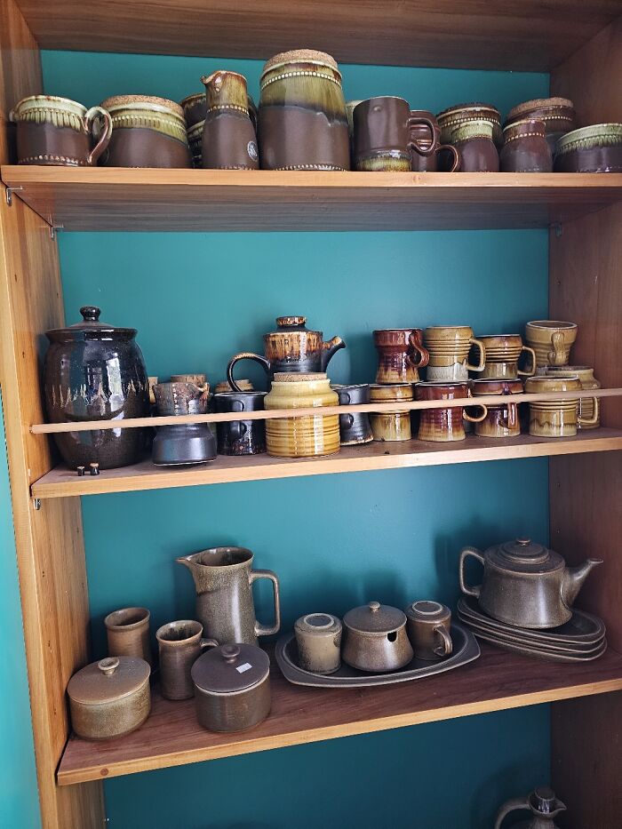 Part Of My Collection Of Fugly 1970s Nz Made Pottery