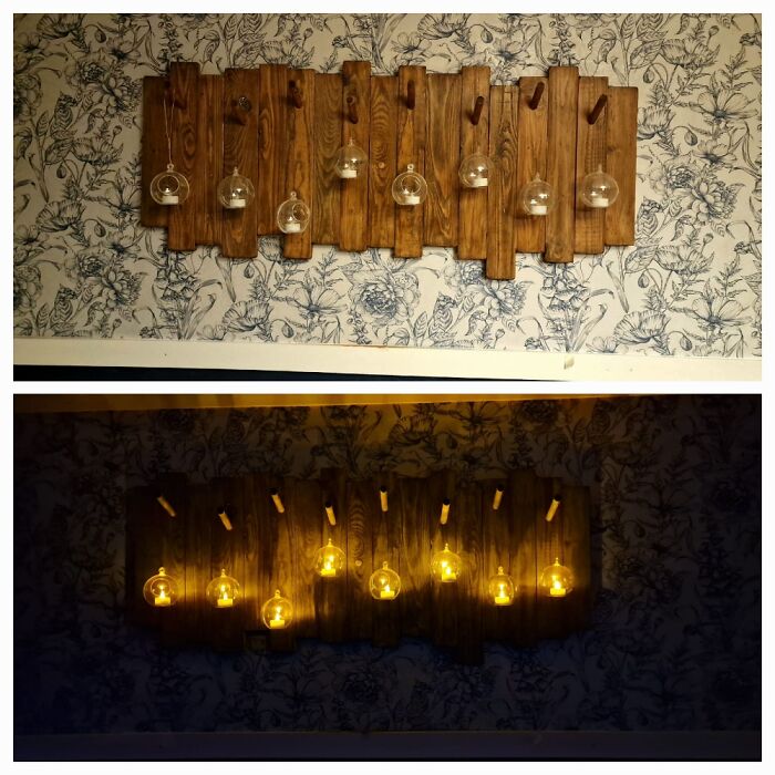 Hanging Candle Light Feature