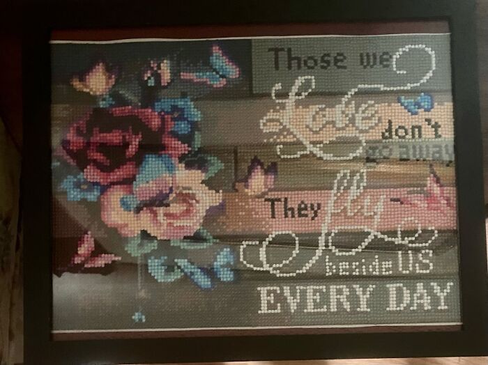 One Of The Framed Diamond Art Pictures I Made Recently