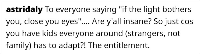 People Are &ldquo;Sick&rdquo; Of Parents Not Controlling Their Kids After One Brings Light-Up Hat To Red-Eye