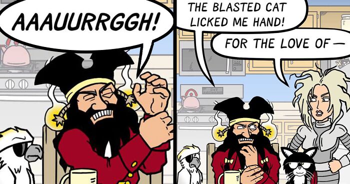 30 Comics Showcasing Characters From The Past Living In The Present Day By Sven Skupien