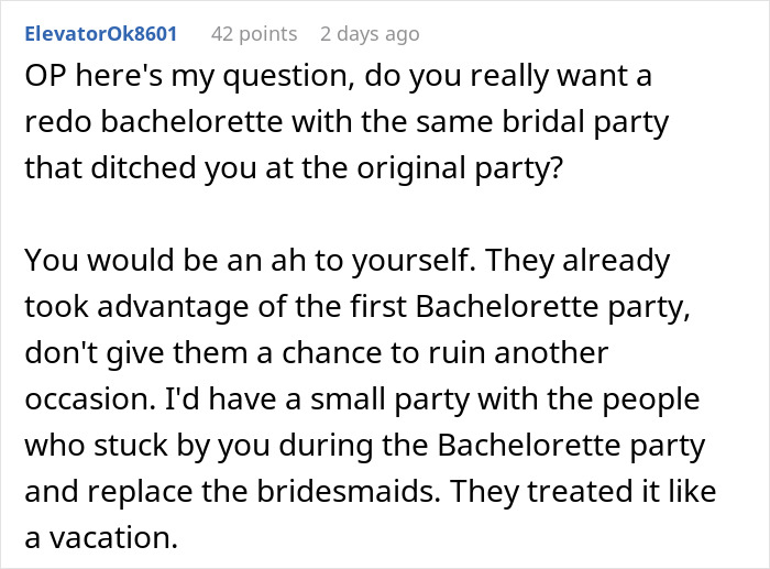 Upset Bride Left Stranded During Bachelorette Party Asks For A Redo After Friends Abandon Her
