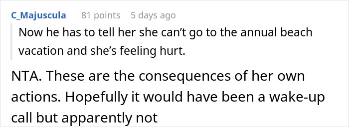 Man Calls Out DIL For Being A Bridezilla And Explains That’s The Reason His Family Excluded Her Man Calls Out DIL For Being A Bridezilla And Explains That’s The Reason His Family Excluded Her