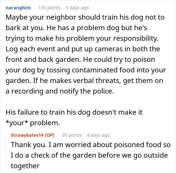 "Neighbor Doesn't Like Me Using My Own Garden"