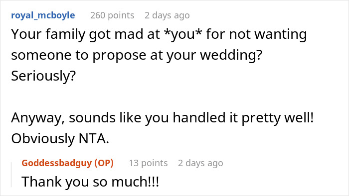 Bride Outsmarts Cousin Who Wanted To Propose At Her Wedding