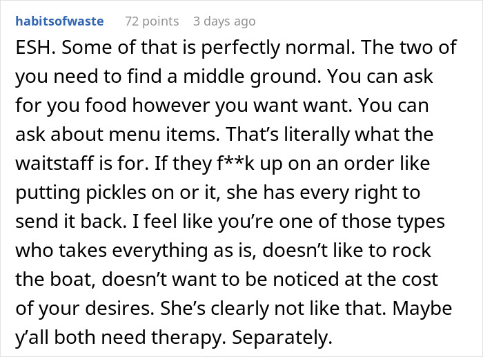 Wife Gets Reality Check After She Sees Husband Compensating Servers For Her Rudeness