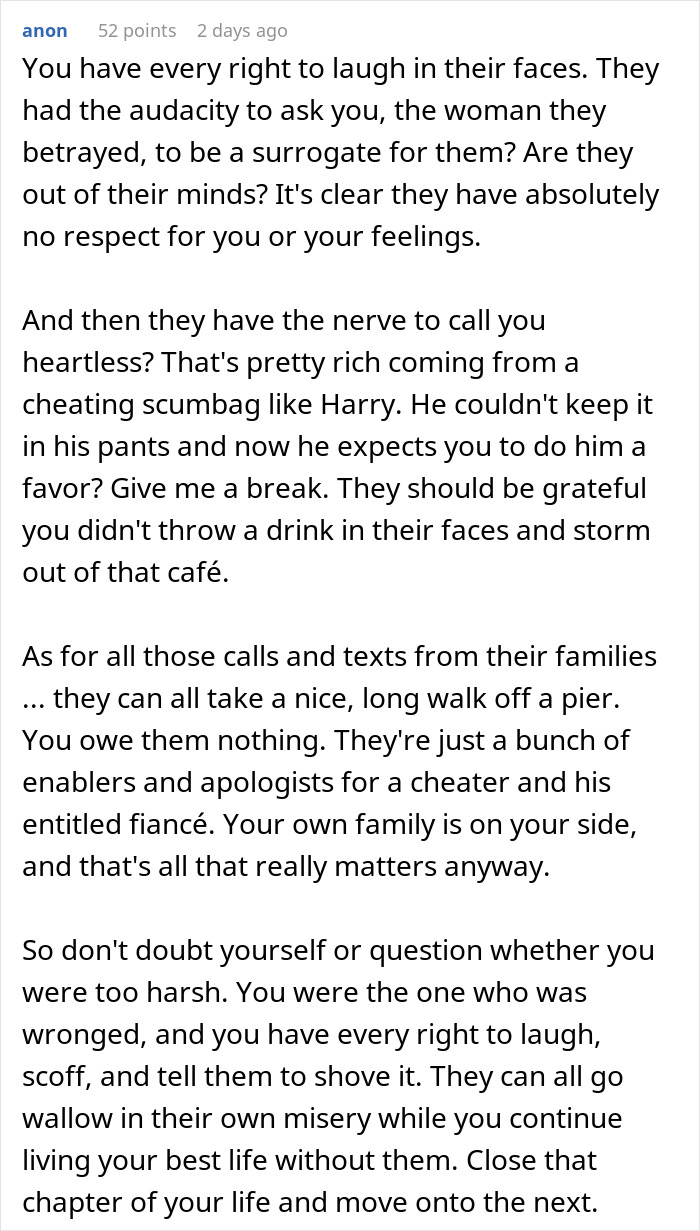 Woman Bursts Into Laughter After Cheating Ex And His Fianc&eacute;e Ask Her To Carry Their Child