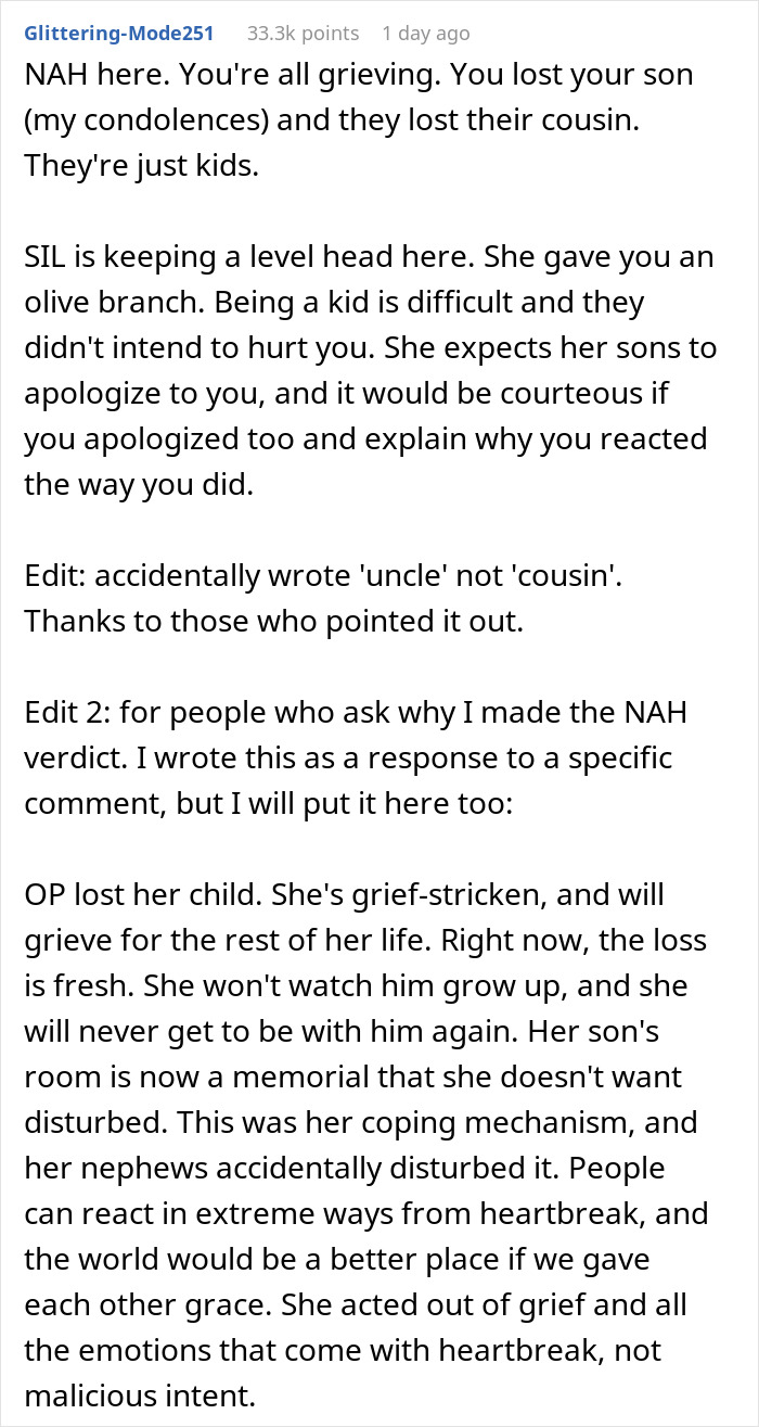 Mom Of 2 Freaks Out When Her SIL Makes Her Sons Cry For Disturbing Her Late Son&rsquo;s Room