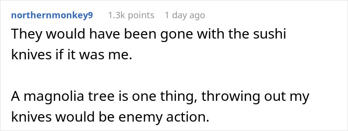 Family Drama Ensues As Entitled Woman Uproots Nice Magnolia Tree In Her Nephew's Garden