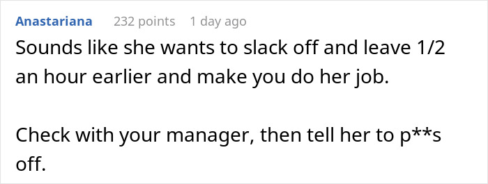 Karen Employee Upset Coworker Arrives Just 10 Minutes Early Instead Of Her &lsquo;Expected&rsquo; 30