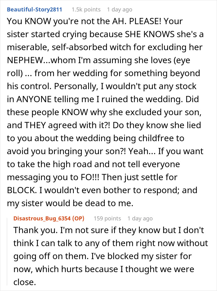 Man Guilted For Leaving Sister&rsquo;s Wedding Over Son&rsquo;s Exclusion, Asks The Internet For Help