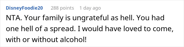 Family Livid Daughter Didn't Inform Them That There Would Be No Alcohol At Her House Family Livid Daughter Didn't Inform Them That There Would Be No Alcohol At Her House