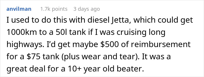 Folks Online Are Giggling Over This IT Guy's Tale As He Makes Company Fund All His Driving Costs Folks Online Are Giggling Over This IT Guy's Tale As He Makes Company Fund All His Driving Costs