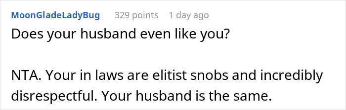 Woman Is Left Out Of Fancy Dinner Because Her MIL Assumed She Wouldn&rsquo;t Know How To Eat The Food