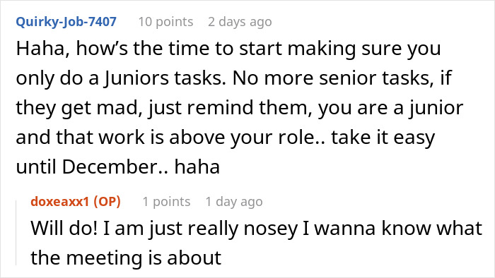 Woman Makes Boss That's Trying To Get Rid Of Her Furious By 'Not Engaging In Their Bullying Tactics' Woman Makes Boss That's Trying To Get Rid Of Her Furious By 'Not Engaging In Their Bullying Tactics'